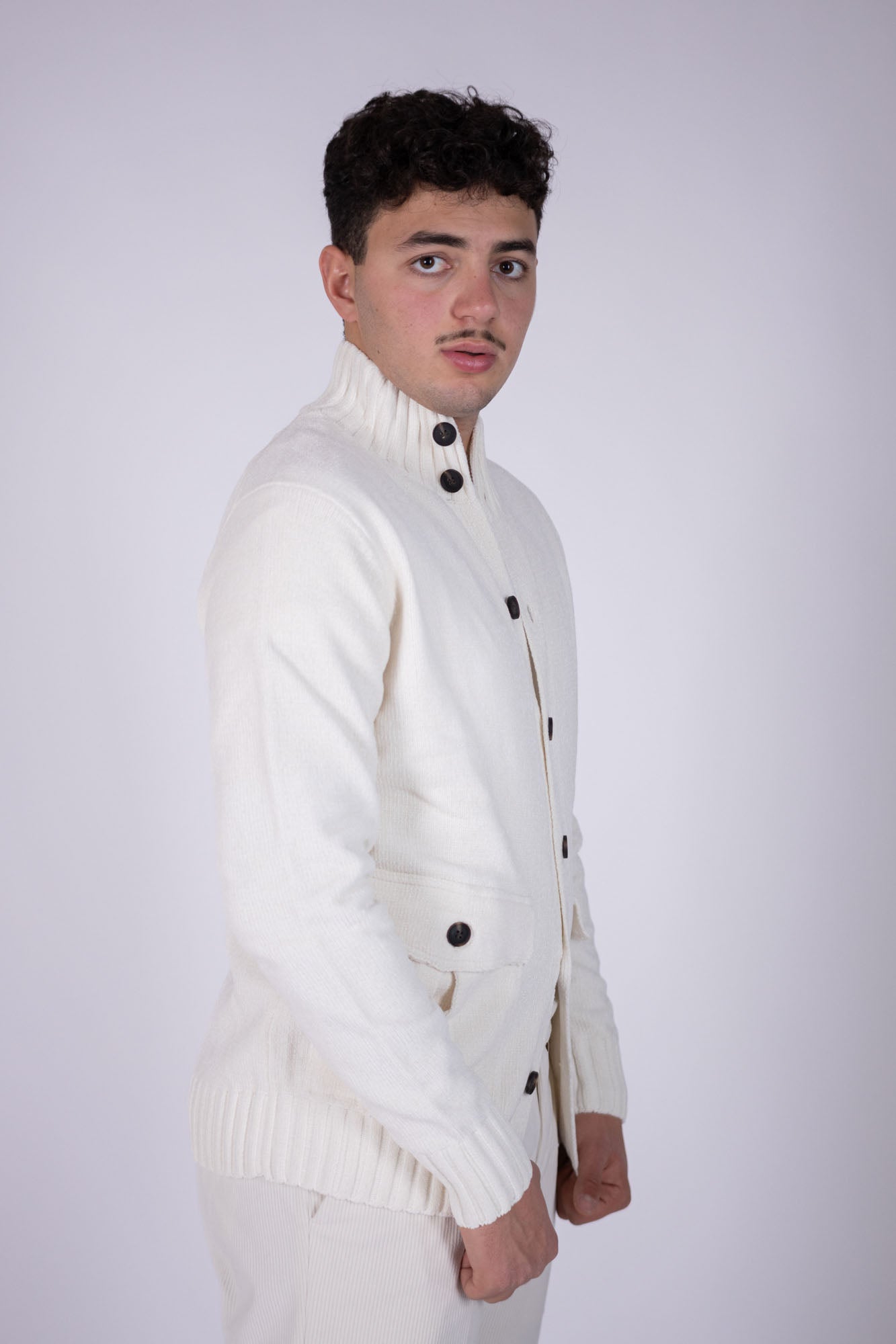 Cardigan Eredi Del Duca in ciniglia
