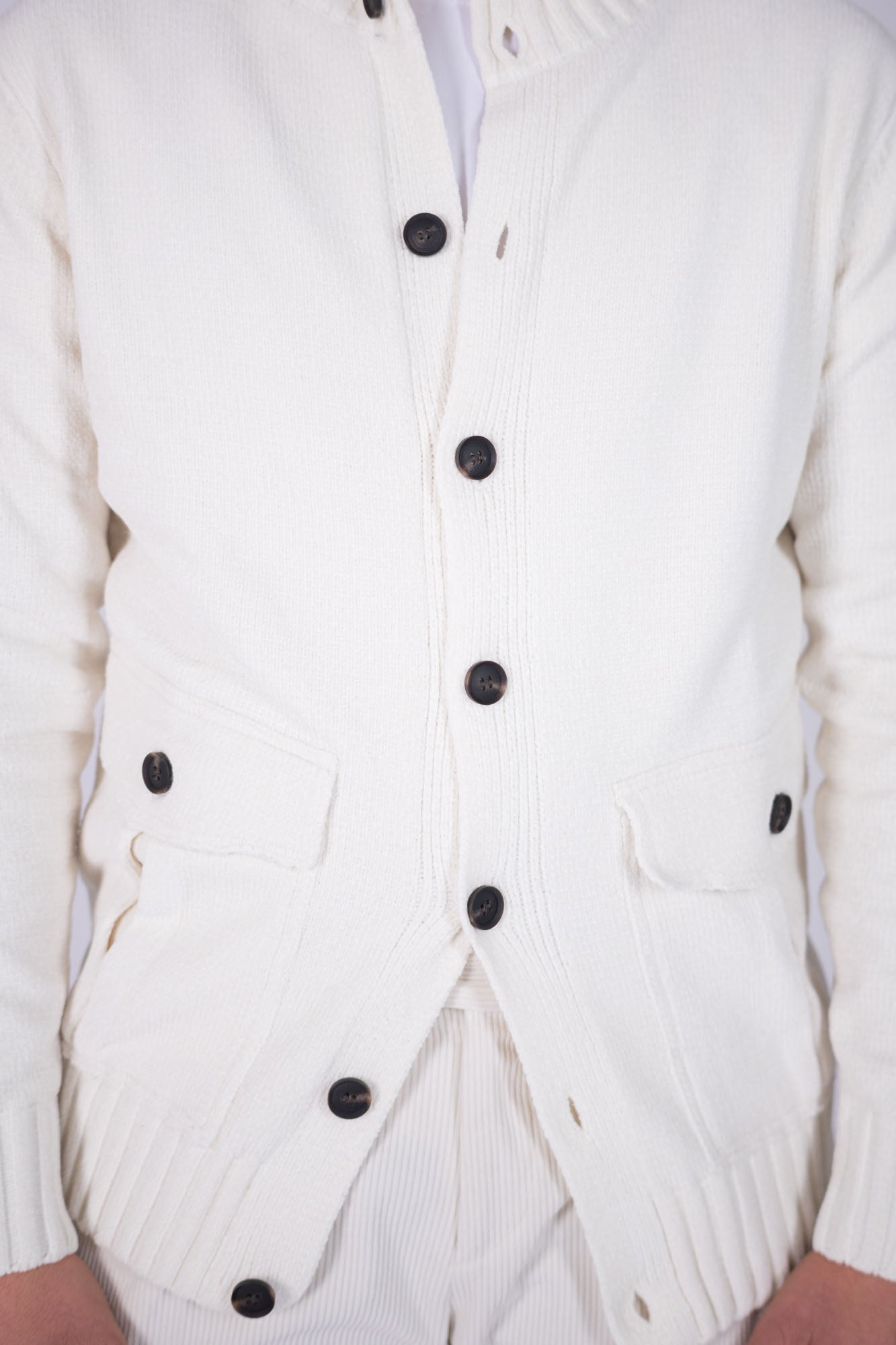Cardigan Eredi Del Duca in ciniglia