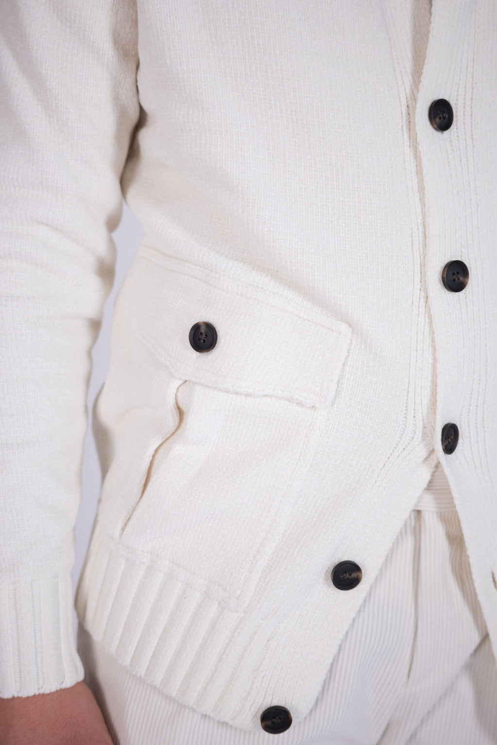 Cardigan Eredi Del Duca in ciniglia