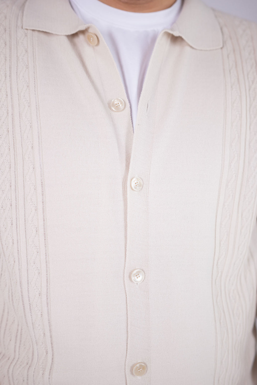 Cardigan Eredi Del Duca con treccia