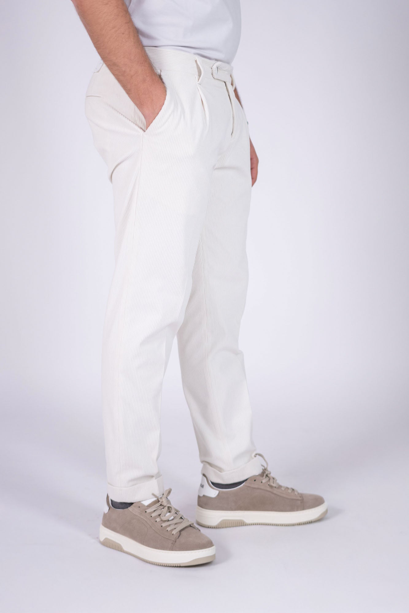 Pantalone Eredi Del Duca in velluto