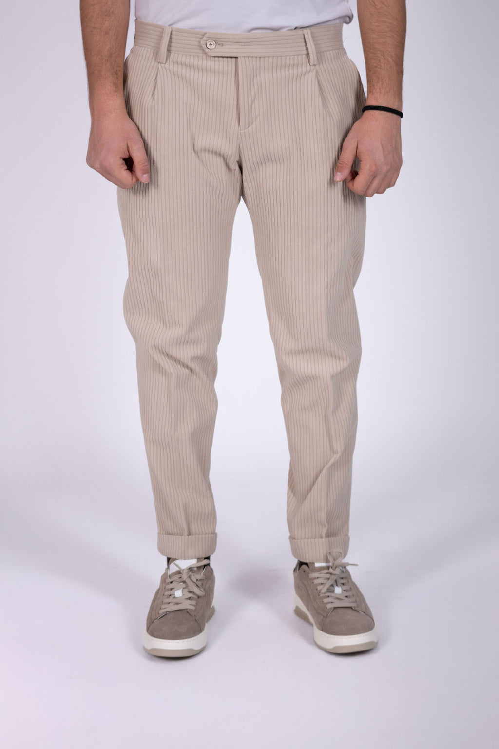 Pantalone Eredi Del Duca in velluto coste larghe