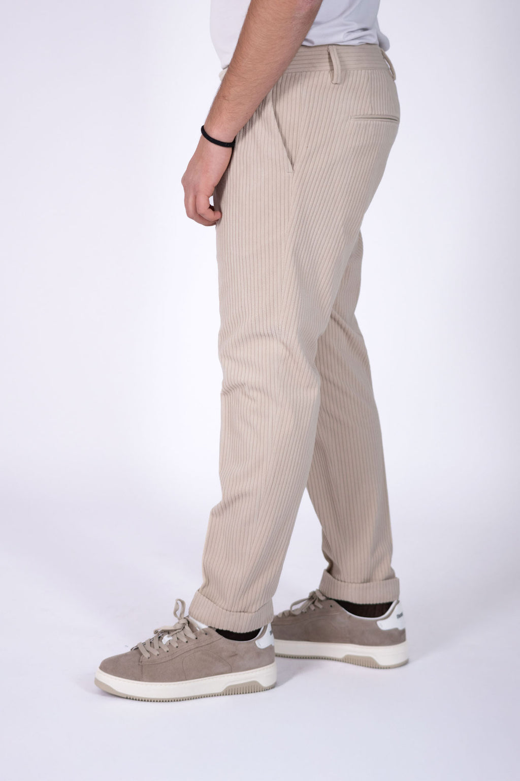 Pantalone Eredi Del Duca in velluto coste larghe
