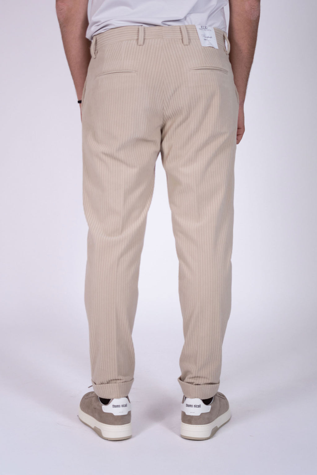 Pantalone Eredi Del Duca in velluto coste larghe