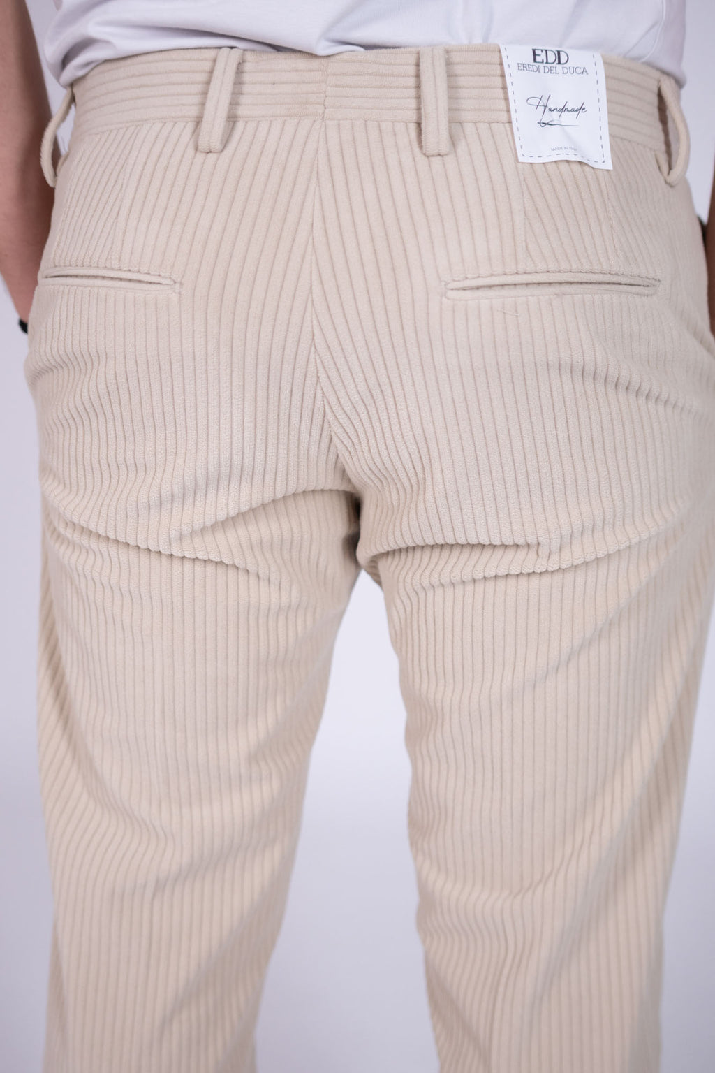Pantalone Eredi Del Duca in velluto coste larghe