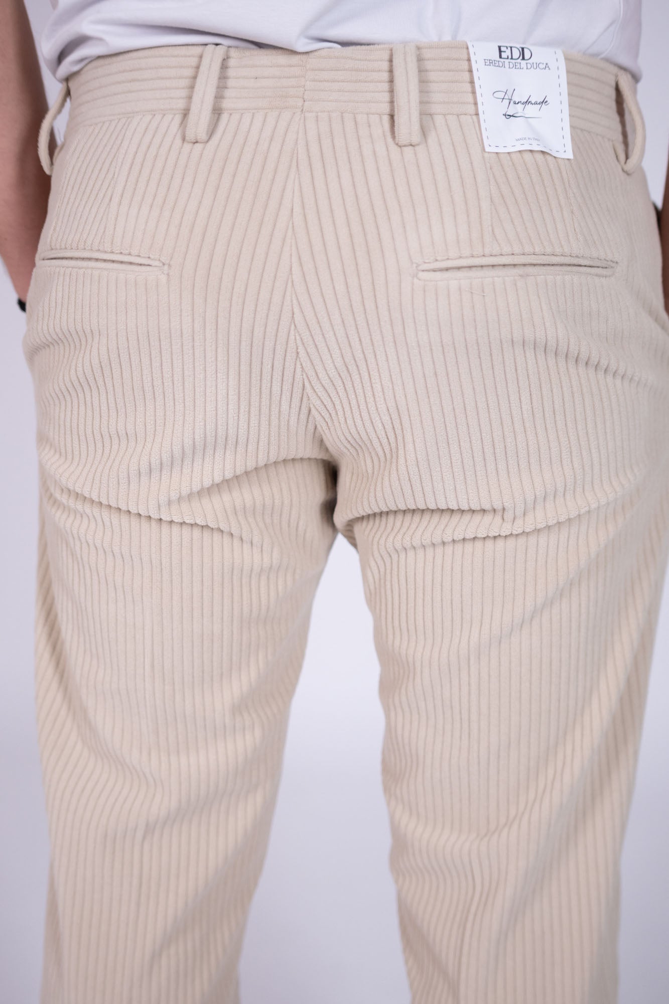 Pantalone Eredi Del Duca in velluto coste larghe