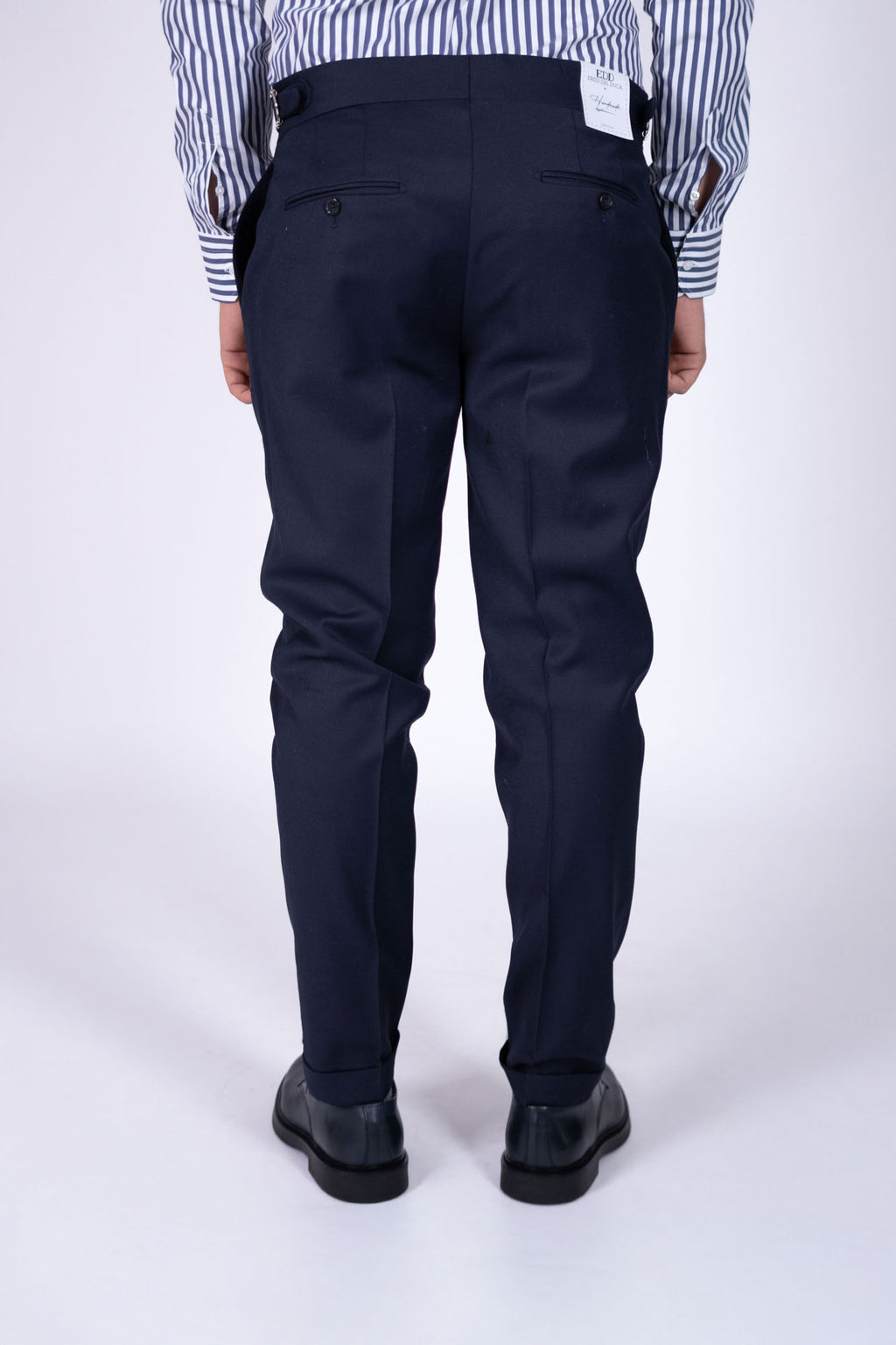 Pantalone Eredi Del Duca in lana con fibia