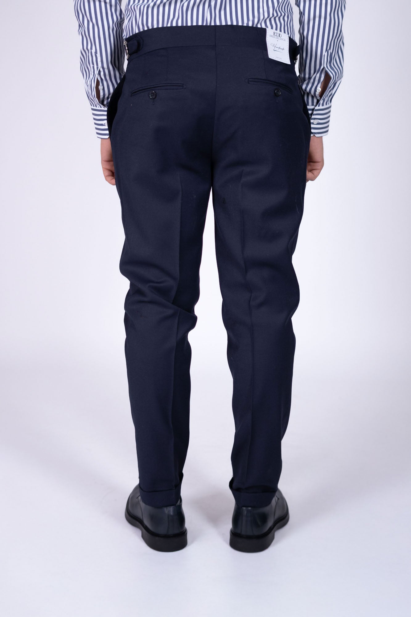 Pantalone Eredi Del Duca in lana con fibia