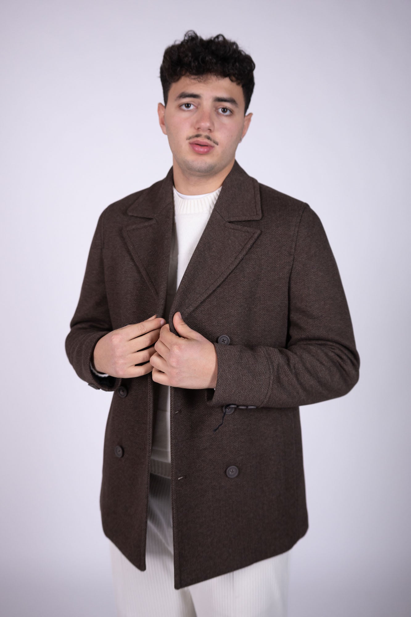 Cappotto doppiopetto Gazzarrini in lana