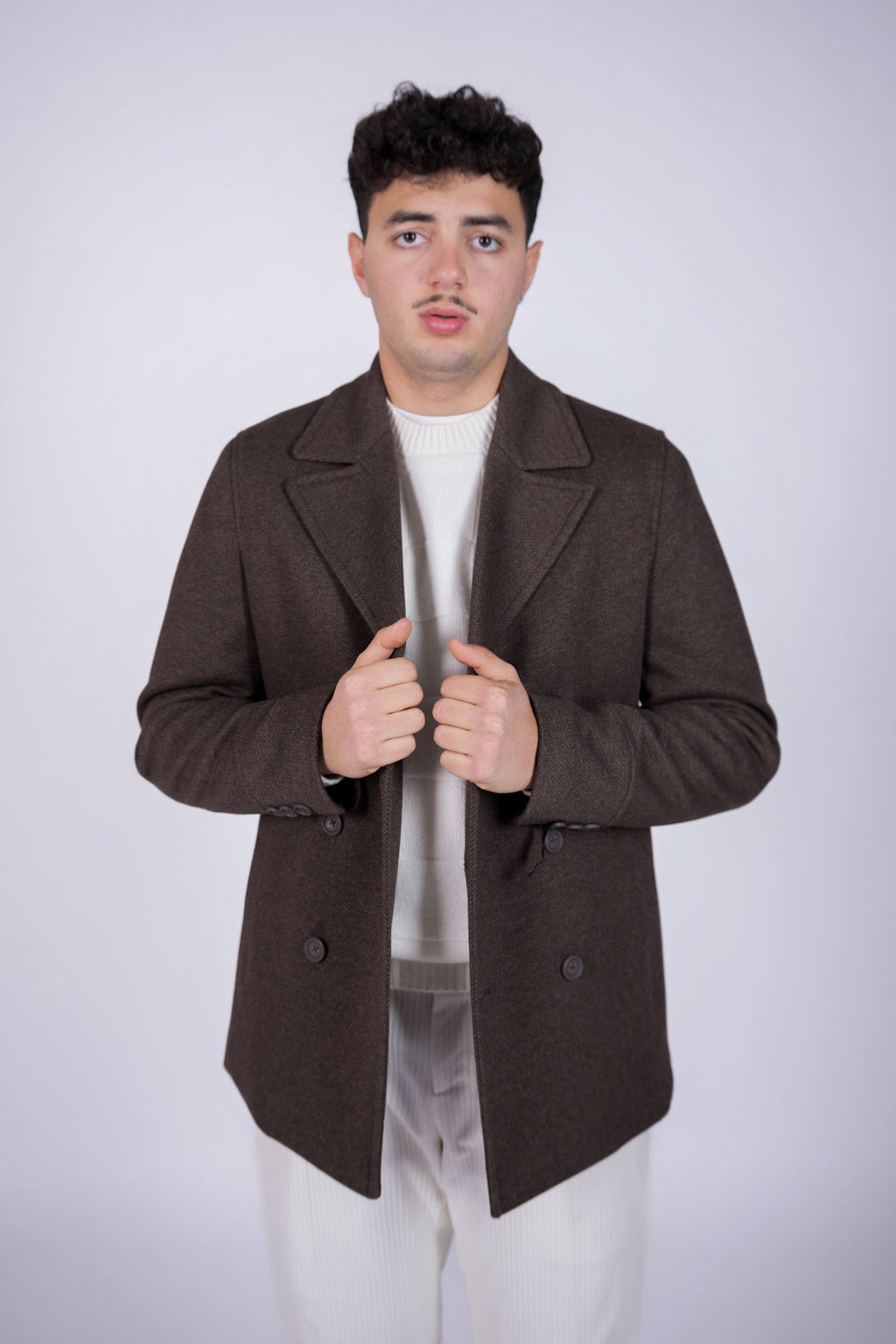 Cappotto doppiopetto Gazzarrini in lana