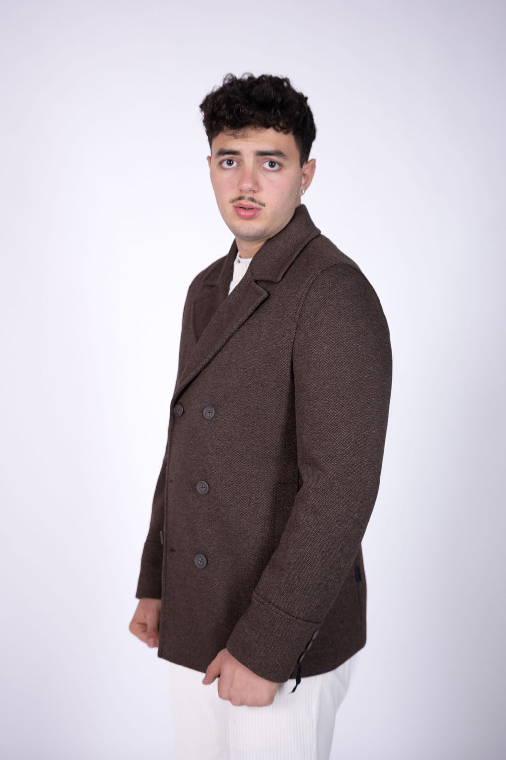 Cappotto doppiopetto Gazzarrini in lana