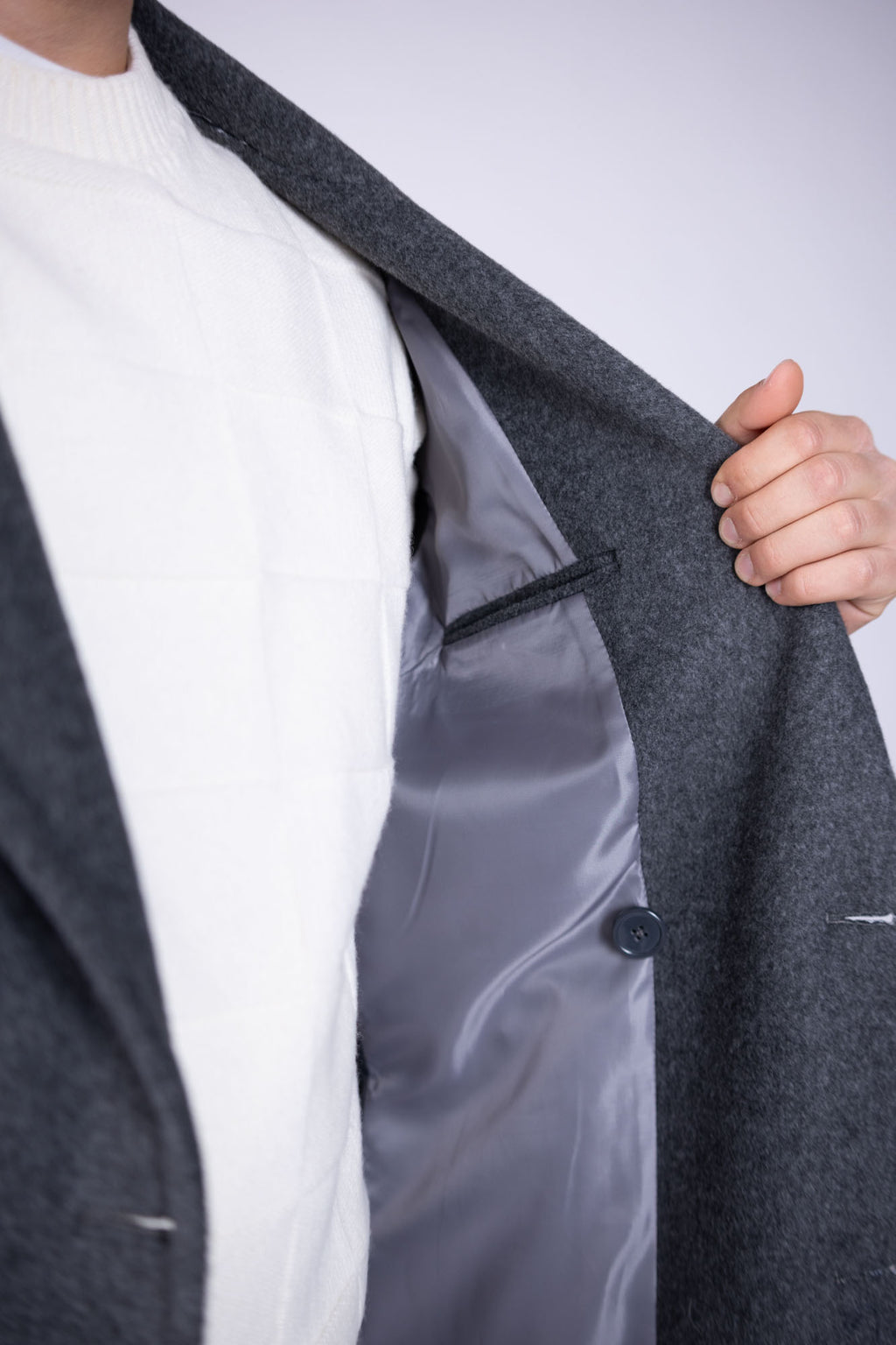 Cappotto doppiopetto Eredi Del Duca in lana