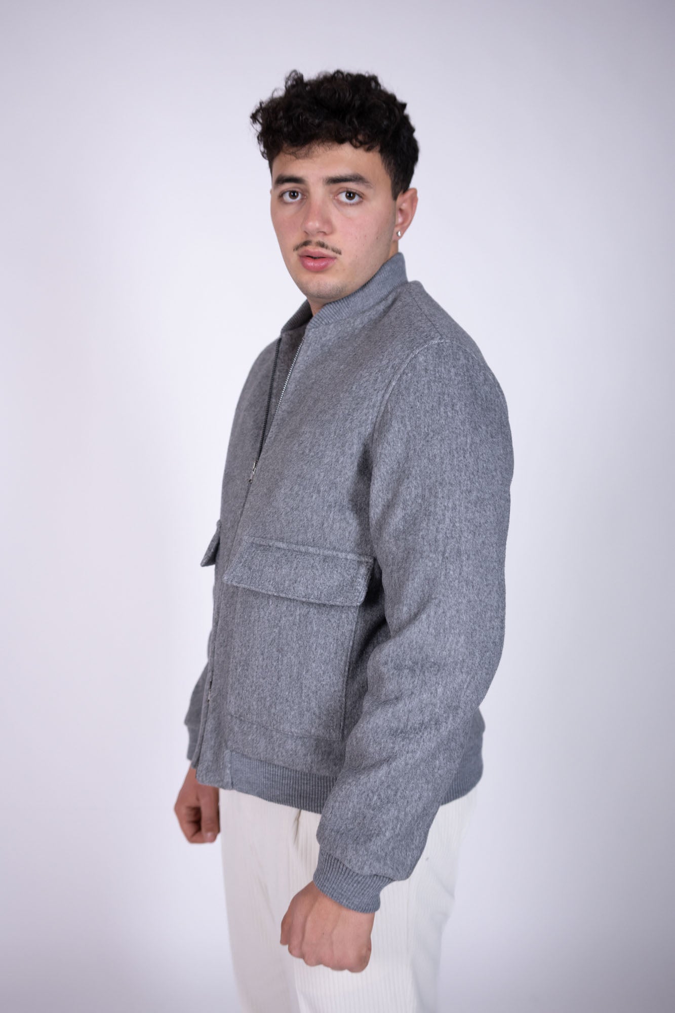 Bomber Eredi Del Duca in lana