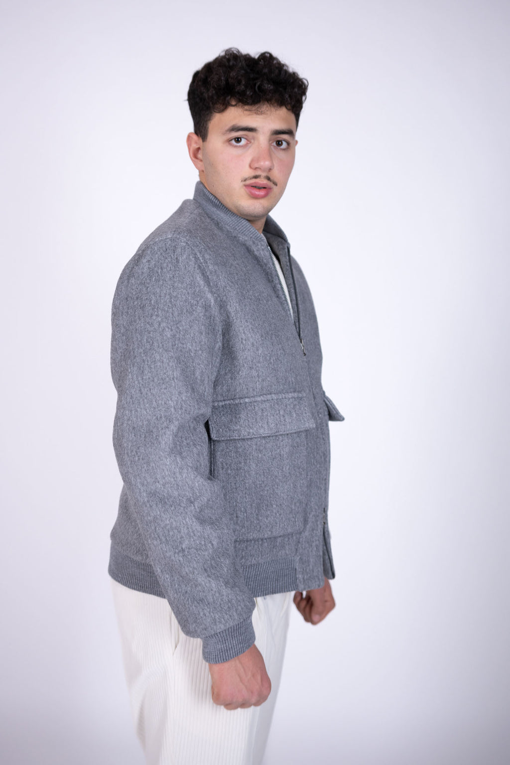 Bomber Eredi Del Duca in lana