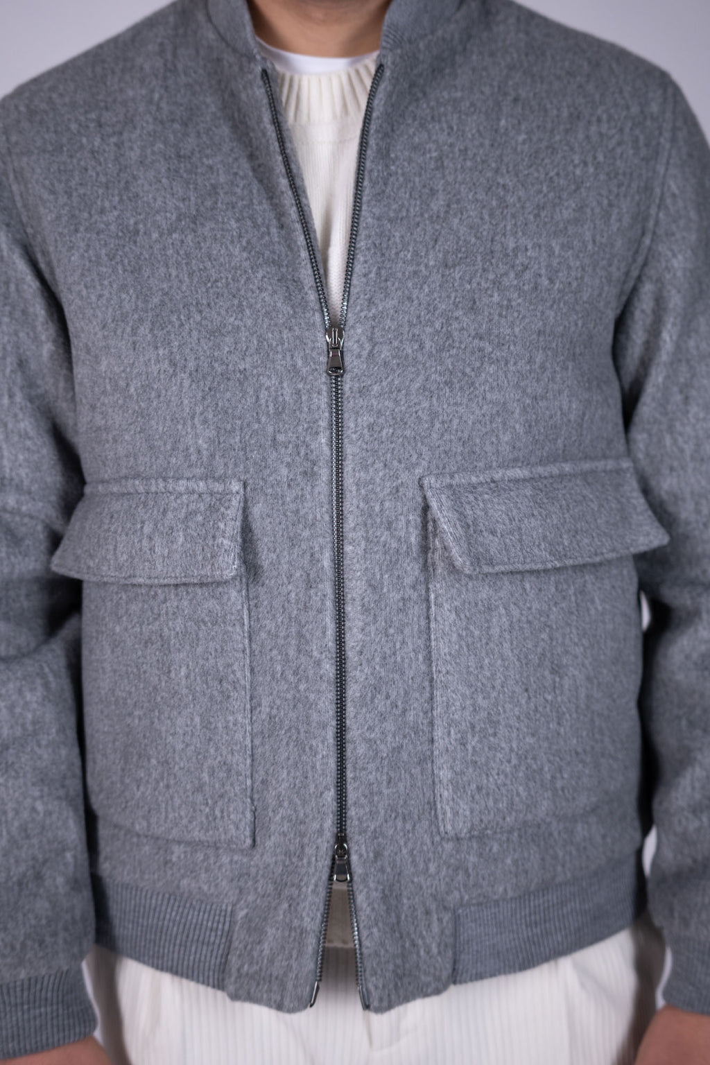 Bomber Eredi Del Duca in lana