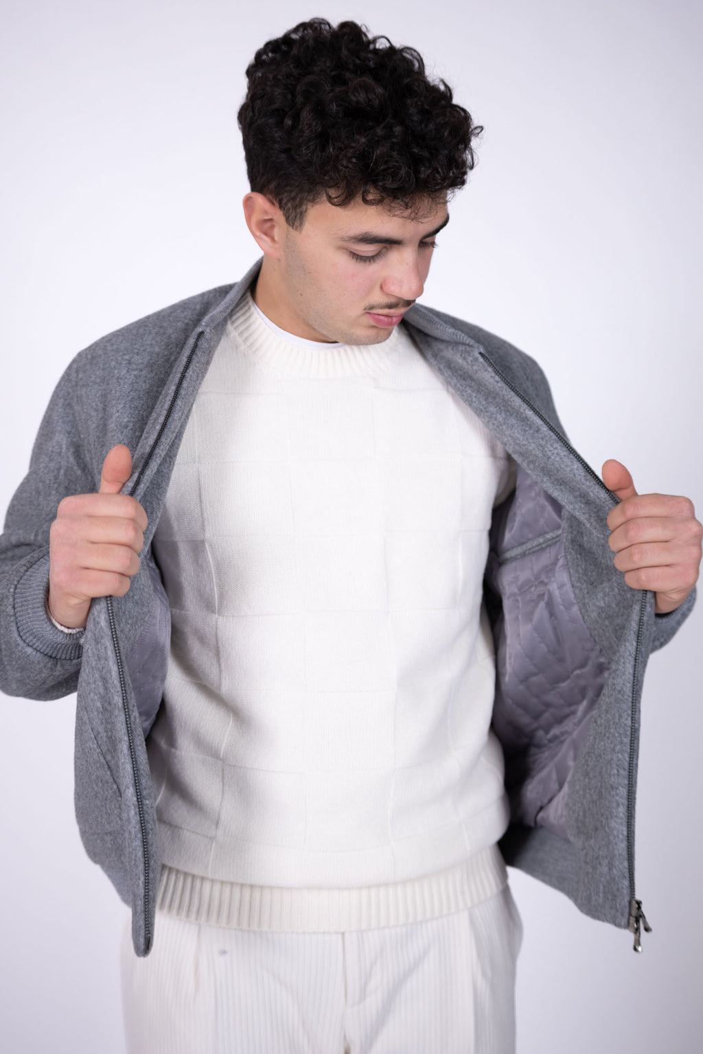 Bomber Eredi Del Duca in lana