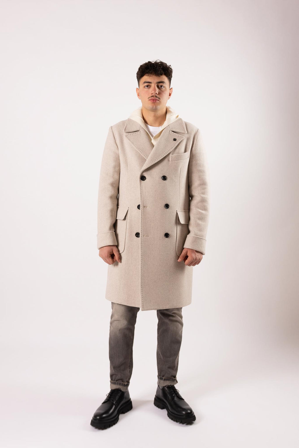 Cappotto doppiopetto Outfit in lana