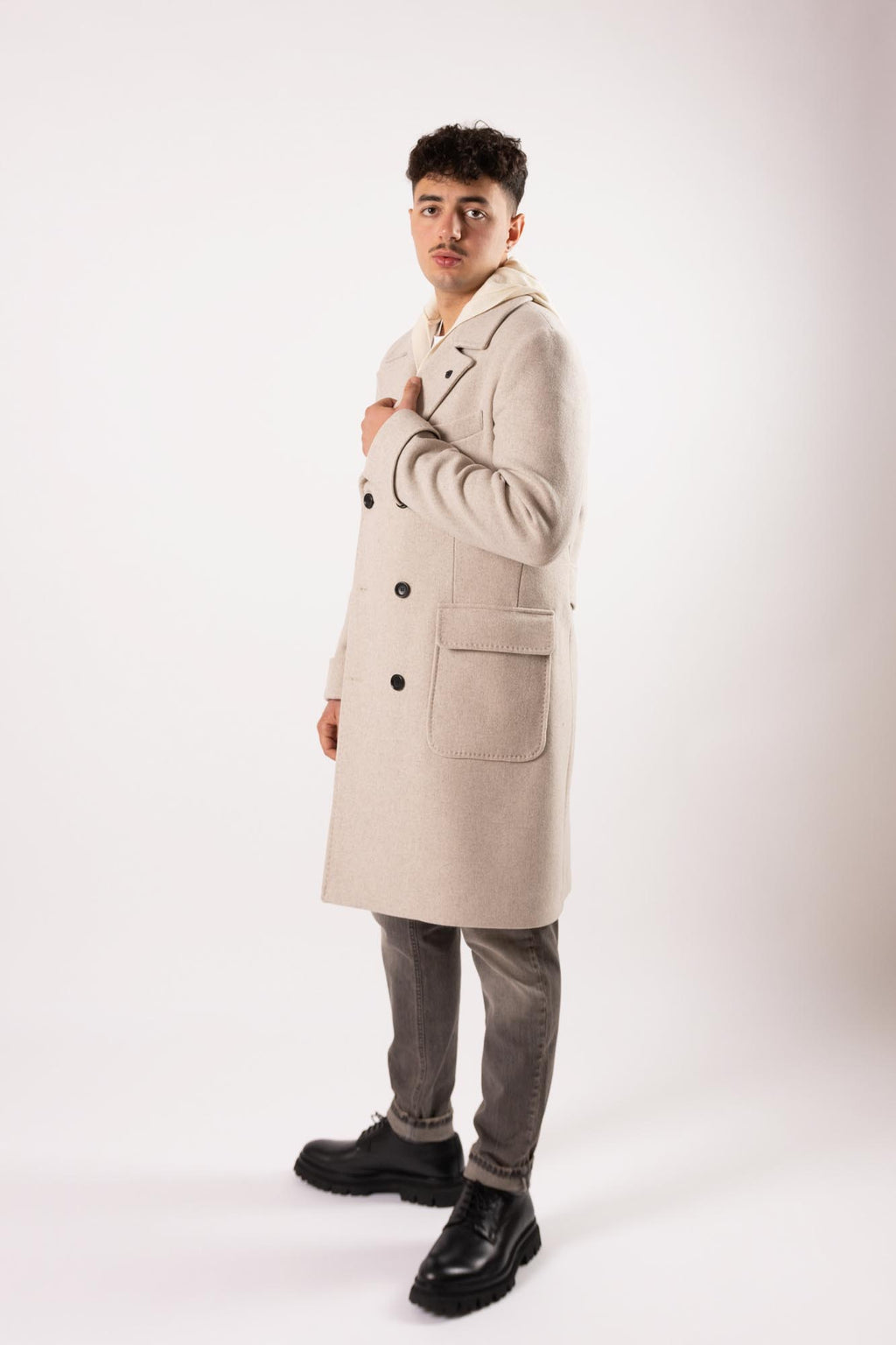 Cappotto doppiopetto Outfit in lana