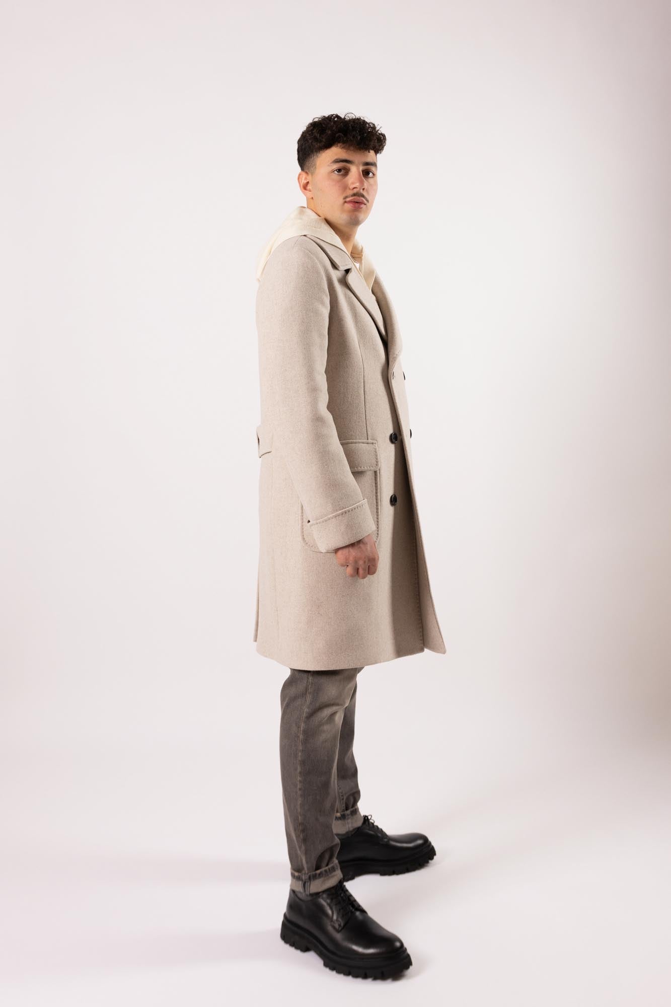 Cappotto doppiopetto Outfit in lana