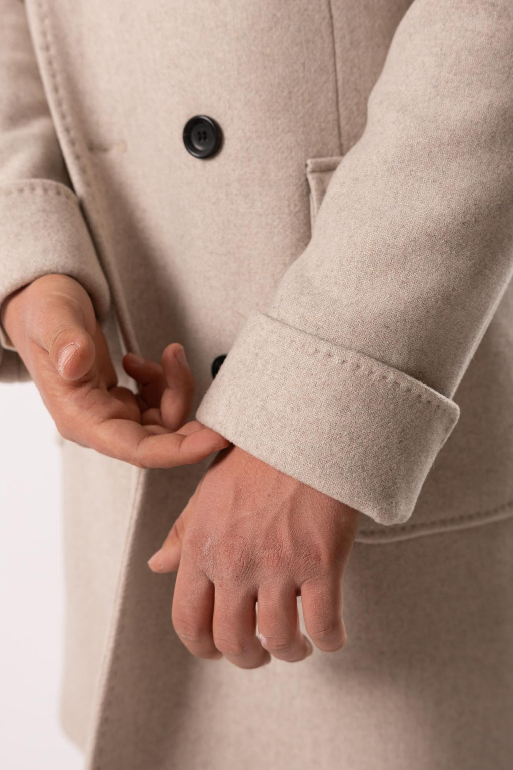 Cappotto doppiopetto Outfit in lana