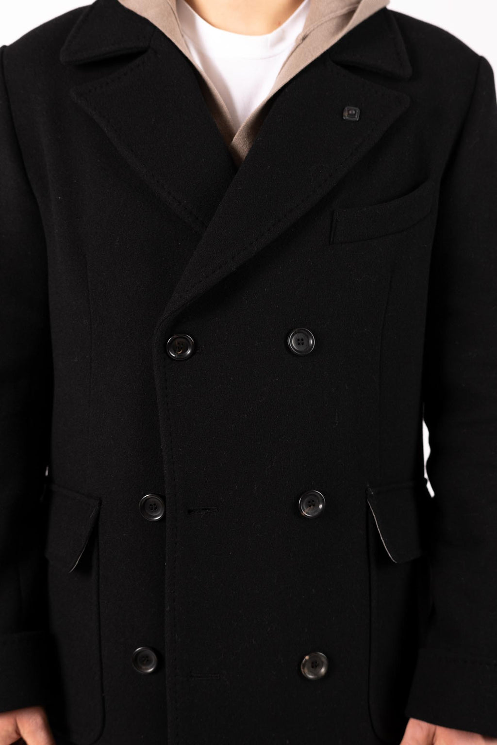Cappotto doppiopetto Outfit in lana
