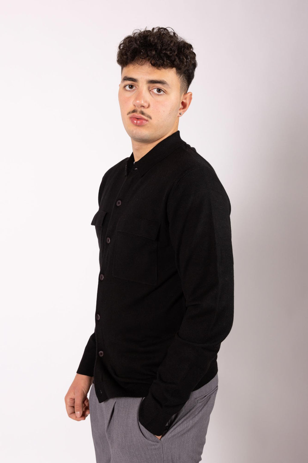Cardigan Diktat doppio tascone
