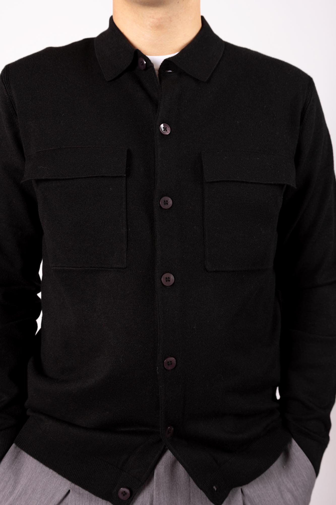 Cardigan Diktat doppio tascone