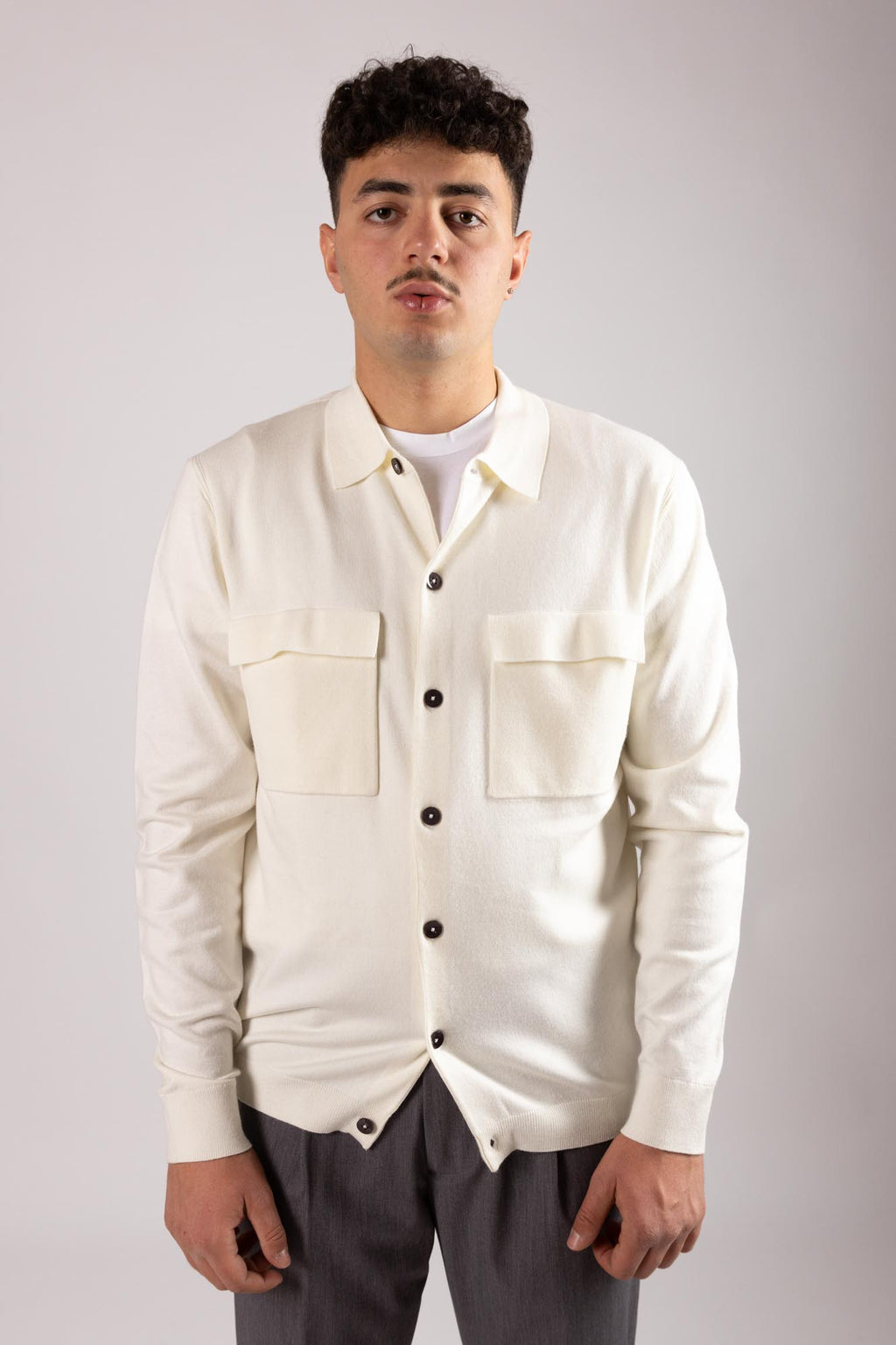 Cardigan Diktat doppio tascone