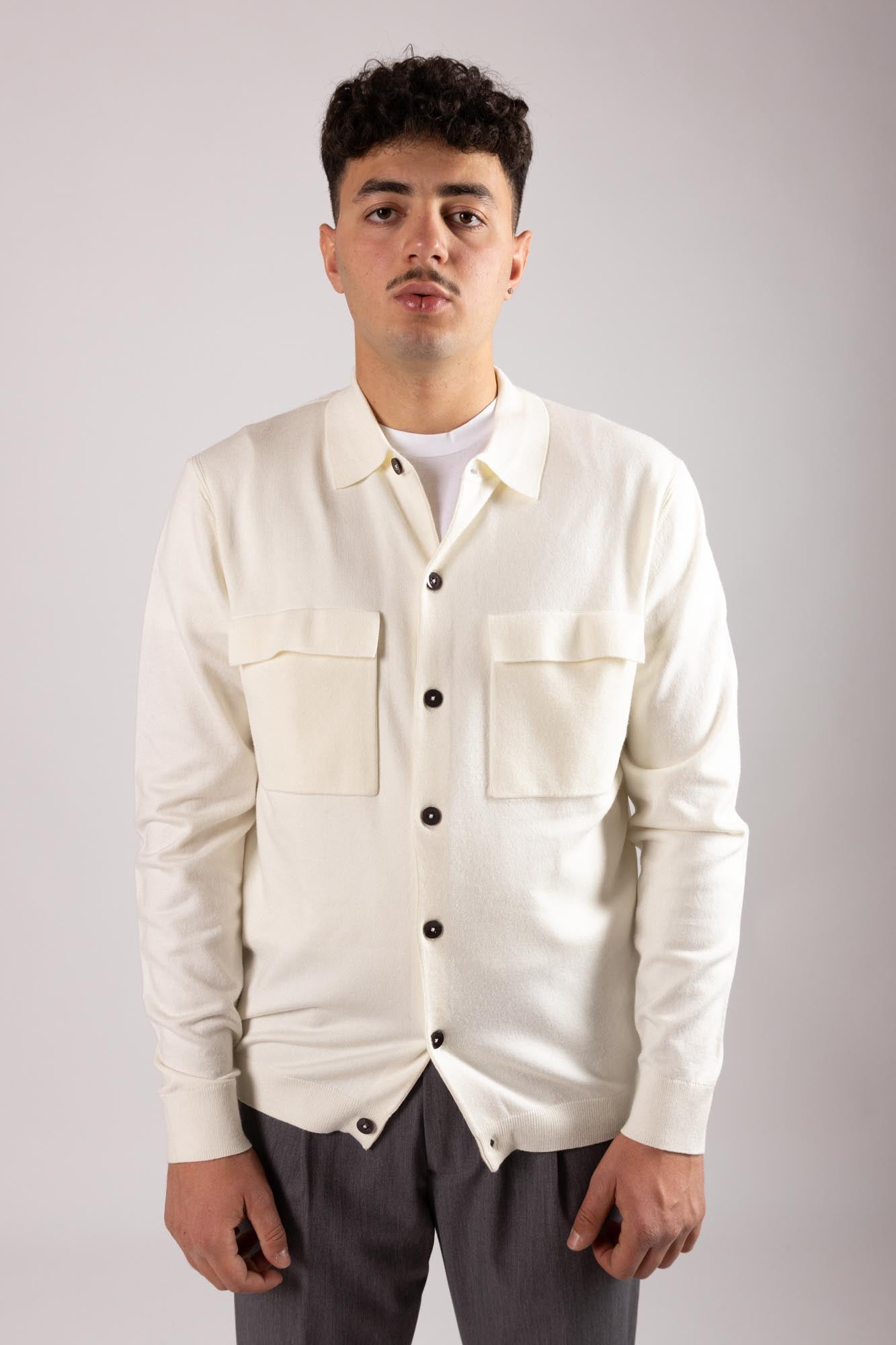Cardigan Diktat doppio tascone
