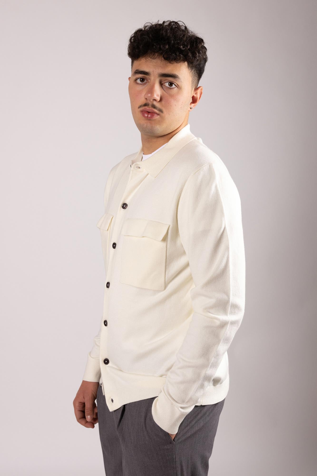 Cardigan Diktat doppio tascone
